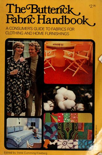 Cover of The Butterick fabric handbook