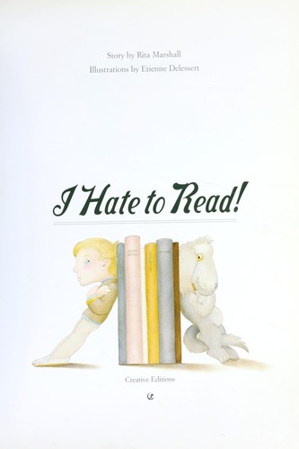 Cover of I hate to read!