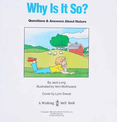 Cover of Why is it so?