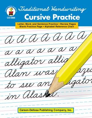 Cover of Cursive Practice, Grades 2 - 5