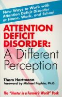 Cover of Attention deficit disorder