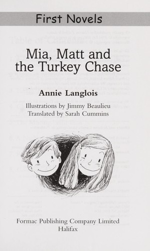 Cover of Mia, Matt and the turkey chase