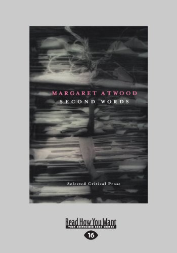 Cover of Second Words: Selected Critical Prose 1960-1982