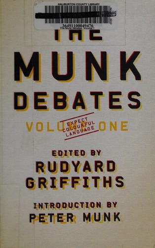 Cover of The Munk debates