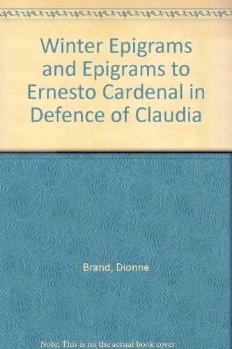 Cover of Winter epigrams