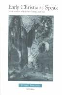 Cover of Early Christians speak