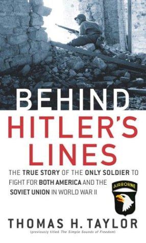 Cover of Behind Hitler's Lines