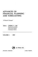 Cover of Advances in Financial Planning and Forecasting (Advances in Financial Planning & Forecasting)