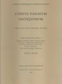 Cover of Corpus Vasorum Antiquorum
