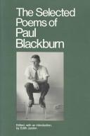 Cover of The selected poems of Paul Blackburn