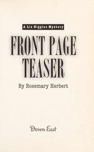 Cover of Front page teaser