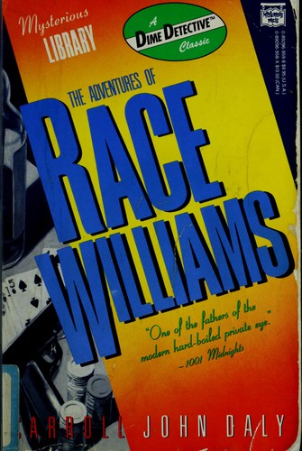Cover of The adventures of Race Williams