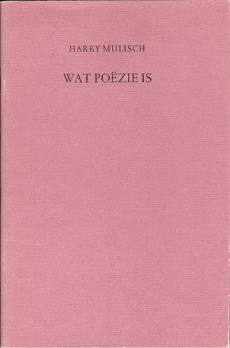 Cover of Wat poëzie is