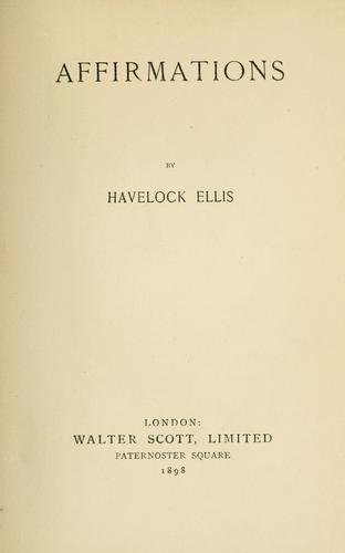 Cover of Affirmations