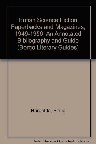 Cover of British science fiction paperbacks and magazines, 1949-1956