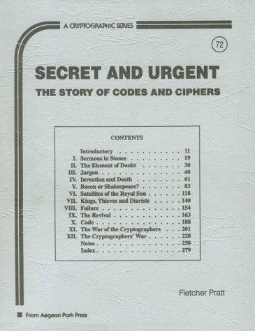 Cover of Secret and urgent