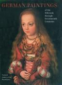 Cover of German paintings of the fifteenth through seventeenth centuries