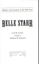 Cover of Belle Starr
