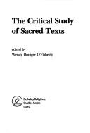 Cover of The Critical study of sacred texts