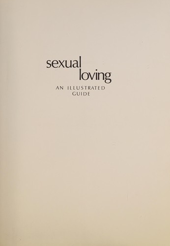 Cover of Sexual loving