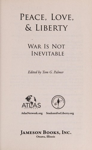 Cover of Peace, love & liberty