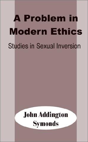 Cover of A Problem in Modern Ethics: Studies in Sexual Inversion