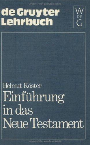 Cover of Einführung in das Neue Testament