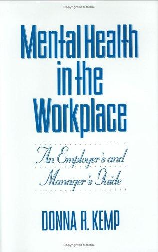 Cover of Mental health in the workplace