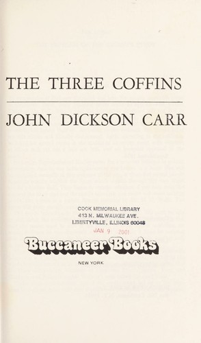 Cover of The Three Coffins