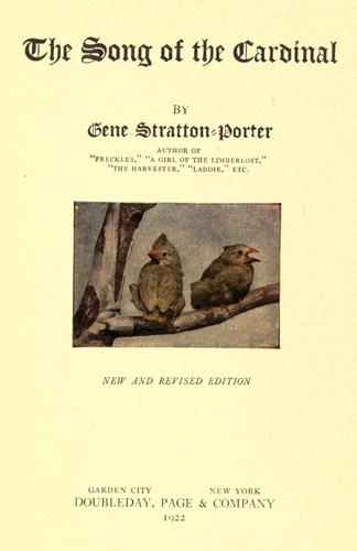 Cover of The Song of the Cardinal