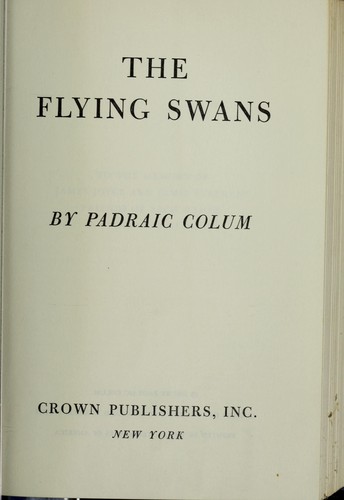 Cover of The flying swans