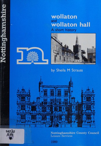 Cover of Wollaton and Wollaton Hall