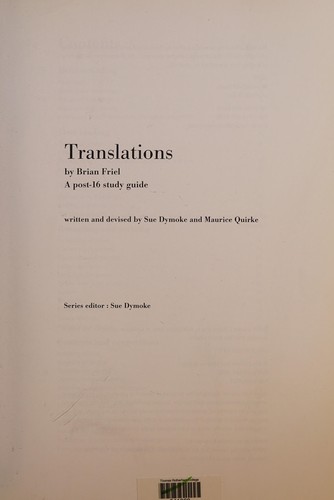 Cover of Translations