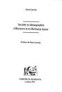 Cover of Société et démographie à Byzance et en Romanie latine