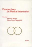 Cover of Perspectives on marital interaction