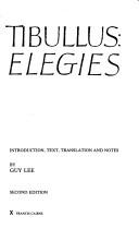 Cover of Elegies