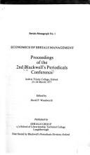 Cover of Economics of Serials Management