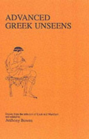 Cover of Advanced Greek Unseens
