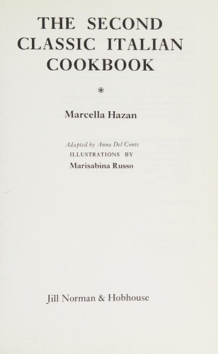 Cover of The second classic Italian cookbook