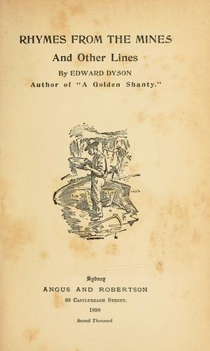 Cover of Rhymes from the mines