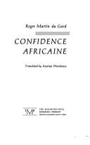 Cover of Confidence africaine