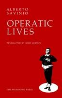 Cover of Operatic lives