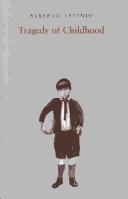 Cover of Tragedy of childhood