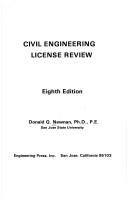 Cover of Civil engineering license review
