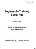 Cover of Engineer-in-training exam file