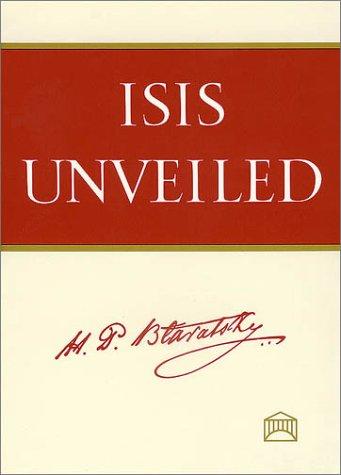 Cover of Isis Unveiled