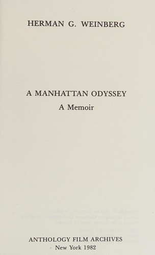 Cover of A Manhattan Odyssey