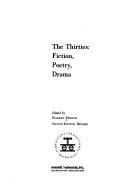 Cover of The thirties
