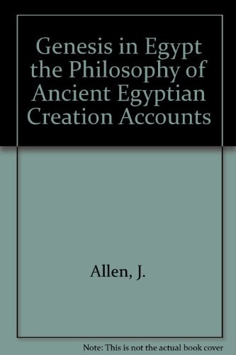 Cover of Genesis in Egypt
