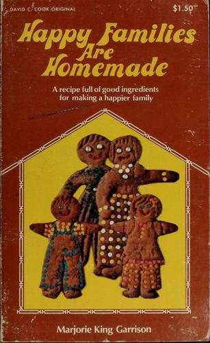 Cover of Happy families are homemade